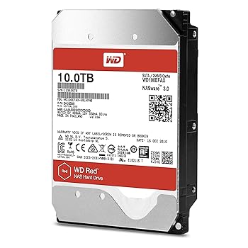 【中古】Western Digital HDD 10結核症 WD Red NAS RAID 3.5in 内蔵HDD WD100EFAX