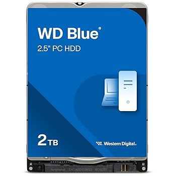 【中古】ウエスタンデジタル(Western Digital) HDD 2TB WD Blue PC 2.5インチ 内蔵HDD WD20SPZX