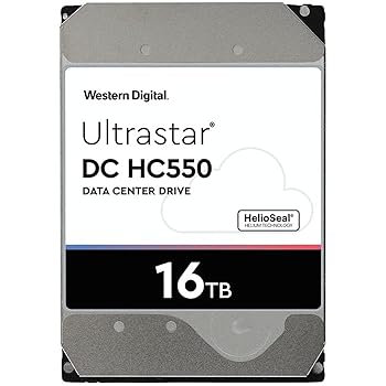 【中古】Western Digital WUH721816ALE6L4 3.5in 16結核症 SATA 6Gb/s7.2K RPM 512M 0F38462 512e/4Kn HDD