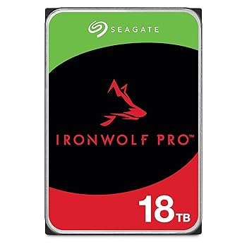 【中古】Seagate IronWolf Pro 3.5" 18TB HDD(CMR) 5年保証24時間稼動 PC NAS 用 RVセンサ ST18000NE000｜スカーレット2021 123,625円