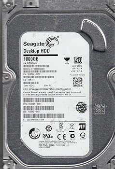 【中古】Seagate ST1000DM003 Barracuda 3.5in 1肺結核 7200RPM SATA 捉え所の無い運転