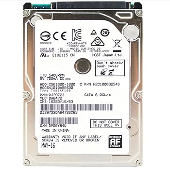 【中古】HDD For Hgst 1結核症 2.5\