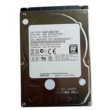 【中古】HDD For 750GB 2.5\