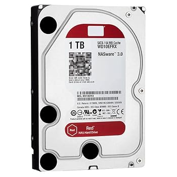 【中古】HDD For Red 1TB 3.5" SATA 6 Gb/s 64MB 5400RPM For Internal Hard Disk For NAS Hard Drive For WD10EFRX｜スカーレット2021