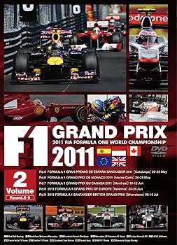 【中古】Ｆ１　ＧＲＡＮＤ　ＰＲＩＸ　２０１１　Ｖｏｌ．２　　Ｒｏｕｎｄ．　５－９ [DVD]