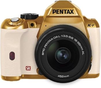 【中古】［人並み外れたに似つかわしい］PENTAX デジタル一眼二眼レフ写真機 K-r 水晶体一揃いの道具 ゴールド/白いこと099 K-rLK GD/WH099