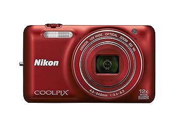 【中古】［人並み外れたに似つかわしい］Nikon クールピクス S6600RD ラズベリー赤いこと