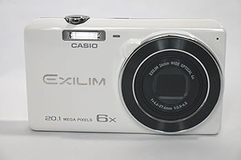【中古】［人並み外れたに好いたらしい］カシオ計算機 デジタル写真機 エクシリム 白いことEX-ZS35WE