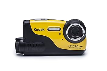 【中古】［人並み外れたに似つかわしい］Kodak PixPro WP1 Waterproof Digital Sport Camera, 16.15MP, 2.7\" LCD, 2x Digital Zoom, 720p 固定ディスク Video, 16\u0027 DepthRating, Shockproof/Dustpr"