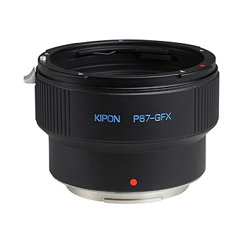 【中古】［人並み外れたに似つかわしい］Kipon カメラレンズマウントアダプター Pentax 67マウント水晶体用 Fuji GマウントGFX中判写真機に相応う
