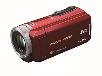【中古】JVC KENWOOD JVC ビデオカメラ 防水5m防塵仕様 内蔵メモリー64GB レッド GZ-RX130-R 24,119円