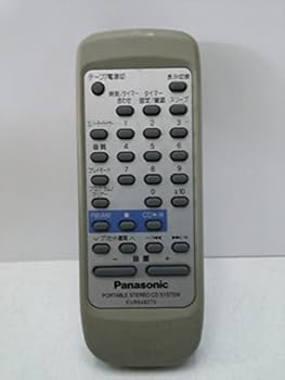 【中古】［非常に良い］パナソニック オーディオリモコン EUR648279
