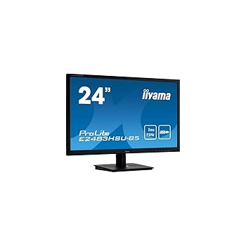 【中古】マウスコンピューター iiyama モニター ディスプレイ E2483HSU-B5(24型/TN非光沢/1ms/1920x1080/USBハブ/DP,HDMI,D-Sub)