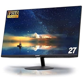 【中古】アイリスオーヤマ モニター 液晶ディスプレイ 27インチ ゲーミングモニター 液晶モニター ブラック RLD-27AF-B｜スカーレット2021