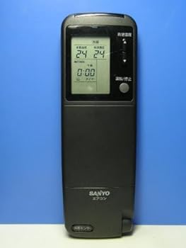 【中古】三洋電機 エアコンリモコン RCS-WV1B(K)