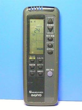 【中古】サンヨー エアコンリモコン RCS-LVR3A(K)|スカーレット2021