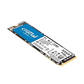 【中古】Crucial(クルーシャル) P1シリーズ 500GB 3D NAND NVMe PCIe M.2 SSD CT500P1SSD8|スカーレット2021