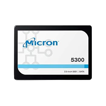 【中古】Micron 5300 PRO 3.84TB 7mm 2.5インチ エンタープライズ SATA 6Gb/s ソリッドステートドライブ 自己暗号化 (SED) TCG eSSC - MTFDDAK3T8TDS｜スカーレット2021