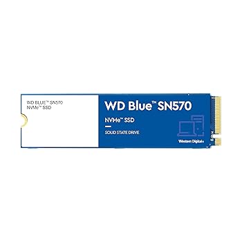 【中古】Western Digital(ウエスタンデジタル) 1結核症 WD Blue SN570 NVMe 内蔵ソリッドステート運転SSD - Gen3 x4 PCIe 8Gb/秒 M.2 2280 最大限度3,500MB/