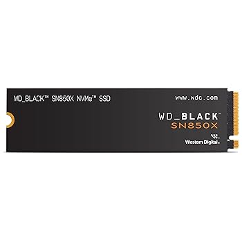 【中古】WD_BLACK 1結核症 SN850X NVMe 内蔵型ゲーミングSSD ソリッドステート運転 - Gen4 PCIe M.2 2280 素晴らしい7,300MB/s - WDS100T2X0E