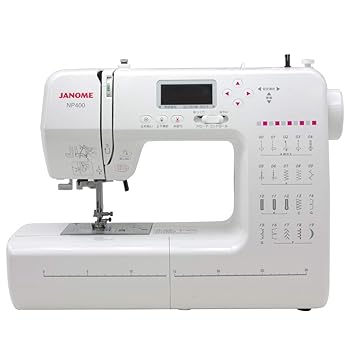 【中古】［非常に良い］ジャノメ コンピューターミシン NP400 持ち運びに便利なキャリングバッグ付属 自動糸切 自動糸調子｜スカーレット2021