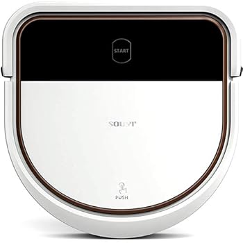 【中古】［非常に良い］ソウイ (SOUYI) 2in1 ロボット掃除機 薄型 強力吸引 [ 水拭き/静音/自動充電/衝突防止/落下防止 ] ロボット型クリーナー リモコン付き (ホワイト