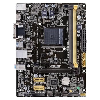 【中古】ASUSTeK AMD AM1搭載 マザーボード AM1 Athlon Sempron対応 AM1M-A 【MATX】｜スカーレット2021