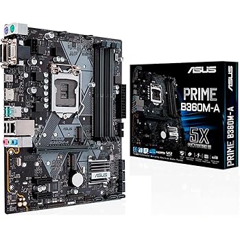 【中古】ASUS Intel B360 搭載 LGA1151 対応 マザーボード PRIME B360M-A 【MicroATX】