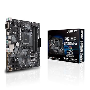 【中古】ASUS PRIME B450M-A Socket AM4 AMD B450 Micro ATX