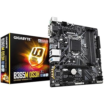 【中古】GIGABYTE ギガ働き口 B365M DS3H M-ATX 母ちゃんゲーム盤 [Intel B365心付け書き割り積み上げる] MB4772