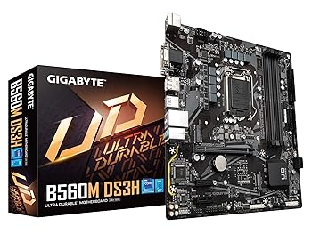 【中古】GIGABYTE B560M DS3H (LGA 1200/ Intel/ B560/ Micro-ATX/ Dual M.2/ PCIe 4.0/ USB 3.2 Gen1/ GbE LAN/ マザーボード)|スカーレット2021