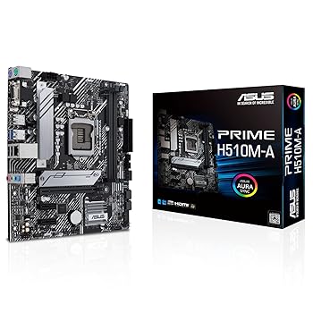 【中古】ASUSTek Intel 第10世代・11世代 CPU 対応 (LGA1200 )対応 H510 チップセット microATXマザーボード PRIME H510M-A