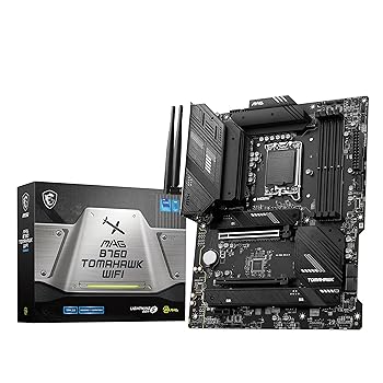 【中古】MSI MAG B760 TOMAHAWK WIFI DDR5 第14/13/12世代 Intel(LGA1700) B760チップセット搭載 ATX マザーボード MB5989｜スカーレット2021