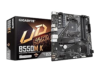 【中古】GIGABYTE B550M K マザーボード MicroATX [AMD B550チップセット搭載] MB6135