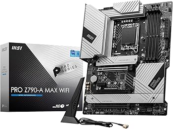 【中古】MSI PRO Z790-A MAX WIFI 第14/13/12時人Intel LGA1700 Core中央処理装置相応う DDR5 Z790心付け書き割り ATX 母ちゃんゲーム盤 MB6305