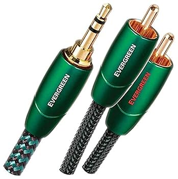 【中古】AudioQuest エバーグリーンアナログオーディオ 3.5mm Mini - RCAケーブル (0.6メートル)。｜スカーレット2021
