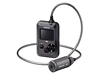 【中古】［人並み外れたに好いたらしい］パナソニック ウェアラブルカメラ 薄墨色 HX-A500-H