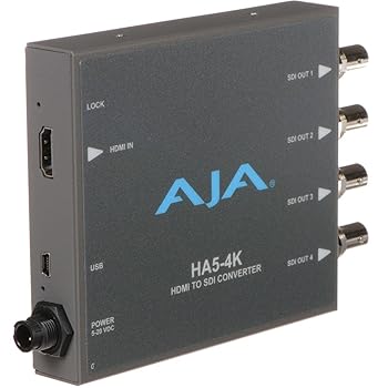 【中古】［人並み外れたに好いたらしい］Aja HA5-4K 4K HDMI - 4K SDI ミニコンピューター取り替えっこ