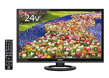 【中古】［非常に良い］シャープ 24V型 AQUOS ハイビジョン 液晶テレビ 外付HDD対応(裏番組録画) ブラック LC-24K40-B｜スカーレット2021