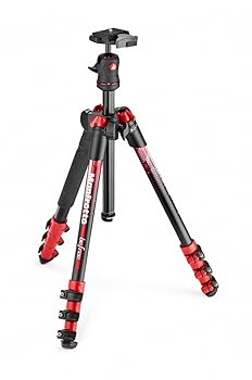【中古】［人並み外れたに好いたらしい］Manfrotto パウダーコンパクト三脚 Befree 軽銀 どんぶり鉢雲台一揃いの道具NEW考える 赤いこと MKBFRA4RD-BH