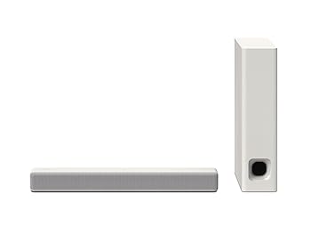 【中古】ソニー サウンドバー 2.1ch NFC/Bluetooth ホームシアターシステム クリームホワイト HT-MT300 WM