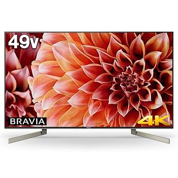 【中古】［人並み外れたに似つかわしい］ソニー 49V型 液晶 テレビ受像機 ブラビア 4K Android TV役立つこと積み上げる Works with Alexa相応う KJ-49X9000F