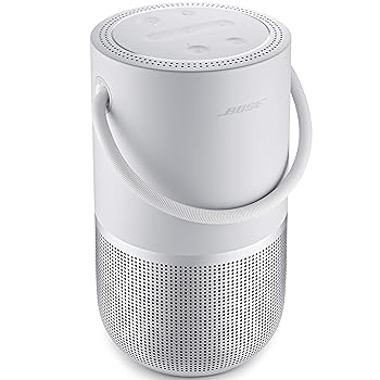 【中古】［非常に良い］Bose Portable Smart Speaker ポータブル スマートスピーカー Bluetooth, Wi-Fi接続 マイク付 最大12時間 再生 防滴 11.9 cm (W) x 19.15 cm (H)
