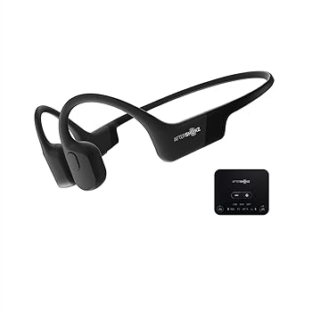 【中古】［人並み外れたに好いたらしい］骨伝わらす ワイヤレスイヤホン テレビ受像機用AfterShokz トランスミッターセット Bluetoothイヤ電話機 aptx 低延遅 AS801-ABT01