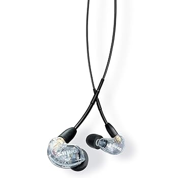 【中古】SHURE シュア イヤホン AONIC 215 有線 マイク付き SE215DYCL+UNI-A クリア 高遮音性 ゲーム ゲーミング カナル型 ワイヤレス変換可(別売) MMCX