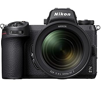 【中古】Nikon 銀鏡受け答え一眼写真機 Z6II 水晶体一揃いの道具 NIKKOR Z 24-70粍 f/4 属する Z6IILK24-70 black