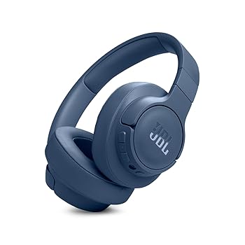 【中古】［非常に良い］JBL TUNE 770NC ワイヤレス オーバーイヤー ハイブリッド ノイズキャンセリング ヘッドホン アプリ対応 マルチポイント 40mmドライバー (ブルー)