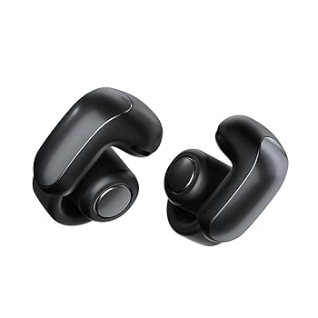 【中古】Bose Ultra Open Earbuds 空間オーディオ イヤホン オープンイヤー 完全 ワイヤレス Bluetooth接続 マイク付 最大7.5時間再生 防滴 ブラック
