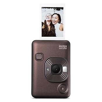 【中古】［非常に良い］富士フイルム(FUJIFILM) チェキ インスタントカメラ/スマホプリンター instax mini LiPlay ブロンズ INS LIPLAY C BRONZE VN｜スカーレット2021