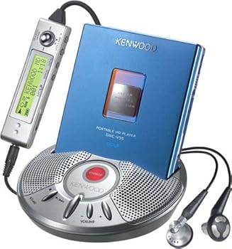 【中古】［人並み外れたに好いたらしい］KENWOOD DMC-V55-L 携帯型MD電気蓄音機 青味